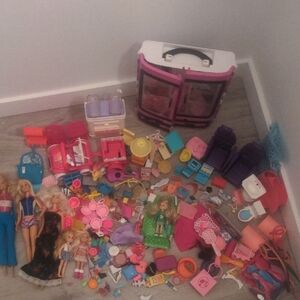 Large Barbie Play Set Plus Barbie Car